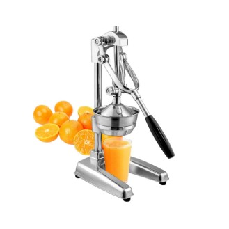 Extra Tall Chrome Finish Manual Citrus Press and Orange Squeezer