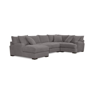 Rhyder 4-Pc. 80'' Fabric Sectional Sofa with Chaise  