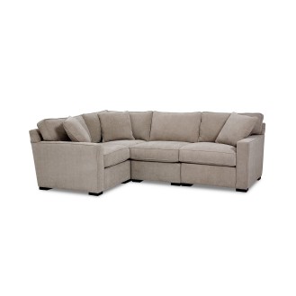 Radley Fabric 4-Pc. Sectional Sofa with Corner Piece  