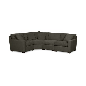 Radley Fabric 4-Piece Sectional Sofa  