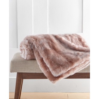 Lynx Oversized Faux Fur Throw  58