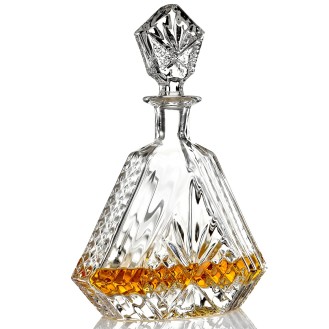 Dublin Triangular Crystal Decanter