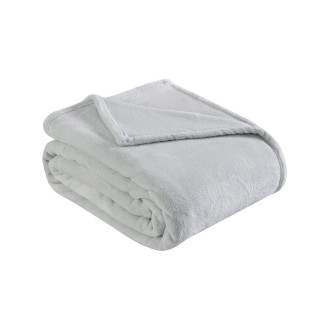 Solid Ultra Soft Plush Fleece Blanket  Twin