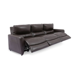 CLOSEOUT! Danvors 3-Pc. Leather Sectional with 3 USB Power Recliners