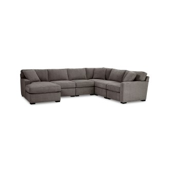 Radley Fabric 6-Pc. Chaise Sectional with Corner  