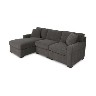 Radley 3-Piece Fabric Chaise Sectional Sofa  